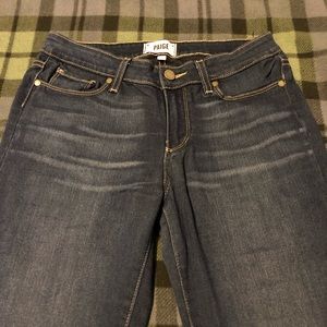 Paige Denim Skyline Ankle Peg Dark Wash 27